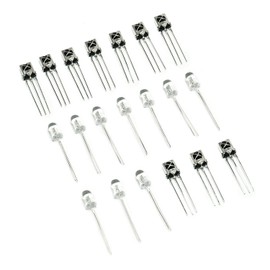 Gikfun Infrared Diode Led IR Emission and Receiver for Arduino (Pack of 10 Pairs) EK8460U