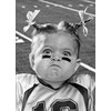 Football Girl Funny Encouragement Card