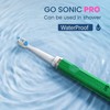 Pop Sonic Ultimate Pro Rechargeable Toothbrush (Green) - 40,000 Strokes/Min