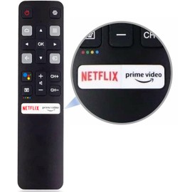 Remote RC802V FNR2 Fit for TCL Android 4K Smart TV 40S334 50S434 55S434 75S434 40S330 70S430 32S334 55S435 50S435 43S434 32S6500A 65P8S 65P8 49S6800FS 32S6500S 32A325 [NO Voice Function]