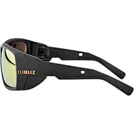 Bliz Peak Sports Glasses Matte Black-POL Brown Gold