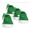 DAS 12 Gorros Navideños Santa Claus Verde Posadas Navidad Econom