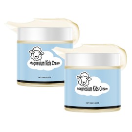 2PCS Magnesium Lotion for Kids | Baby Magnesium Lotion | Enriched with Natural Magnesium for Relaxation, Muscle Relief & Healthy Skin | Magnesium Kids Cream Apply To Legs, Arms Or Chest