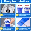 6-Pack Floor Drain Odor Stopper,2 Inch Blue Waterless Trap Seal