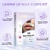LaWink Wax Strips, Cold Wax Depilation Strips, Upper Lips, Wax