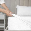 Sleepgram Cotton Cover Breathable Sweat Proof Polyester Lined Mattress Protector