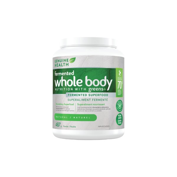 Genuine Health Greens+ Whole Body Nutrition (Natural) - 487g