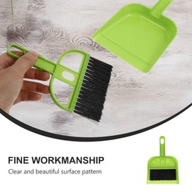 Healifty Cleaning 6 Sets Dustpan Hand Broom and Shovel Small Broom Dustpan Set and Broom Dustpan Set and Brush Set Dust Pan