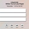 Phomemo D30 Continuous Labels- D30 Thermal Label Tape, 0.59" x