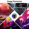 2 Luces LED para Coche, 32 bits De Color, Luces