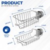CUTLERIA 2 Pcs No-Drill Shower Caddy, Rustproof Stainless Steel Hanging
