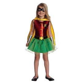 Rubie's Child's Justice League Child's Robin Tutu Dress, Medium