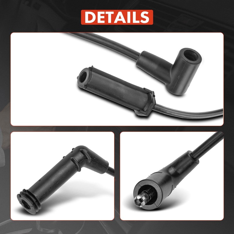 Frankberg 4x Ignition Cable Set Petrol Compatible with Atos MX