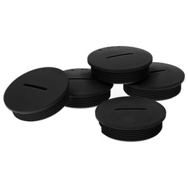 Pack of 5 Kalitec G4520220 M20 Blanking Plugs Plastic Round Black I 26 mm Diameter I M20 Blanking Plug Set I Dust and Waterproof I IP65