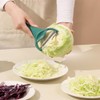 Cabbage Shredder Julienne Peeler， Shaving Many with 2 Blades Kitchen,