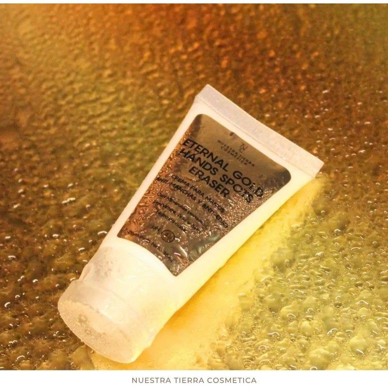Nuestra Tierra Cosmética Eternal Gold Hands Spots Eraser, Crema de