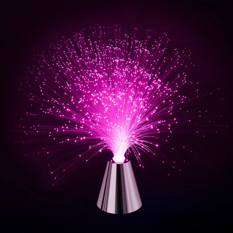 Sensory Fiber Optic Lamp - LED Color Changing with Cone