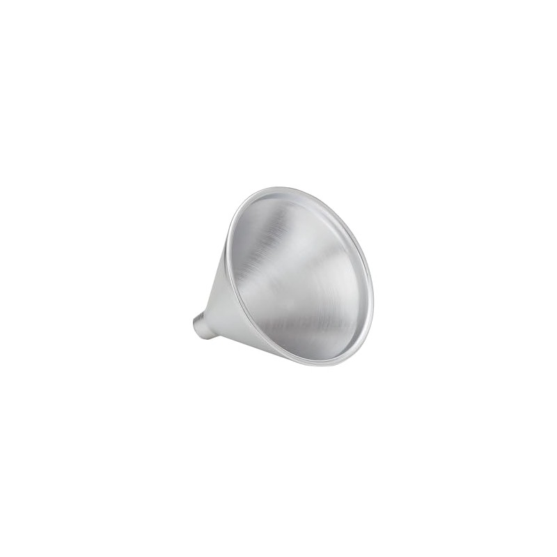 HIC Kitchen Wide-Mouth Aluminum Funnel for Liquids and Dry Goods,