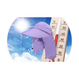 Chaiclo Outdoor Gardening Multi-functional Women's Hat, Sunscreen Compatible, Convenient Cap, Foldable, Breathable, Face Cover, Removable, Sun Protection, UV Care, Cap, Free Assembly, 4-Way Sun Visor