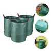 IWOWHERO 3Pcs Folding Garden Waste Bags Durable Practical Storage for