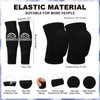 Hoemwarm Volleyball Gear Set 10Pcs Black Knee Pads Training Girls
