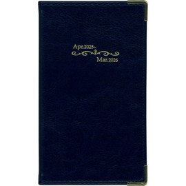 Hakubunkan No. 4766 Notebook, Begins in April 2025, Weekly ID-6 Index S, Blue