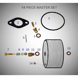 TECUMSEH CARBURETOR KIT CARBURETOR KIT for 70s JOHN DEERE 112 AND 110 WITH TECUMSEH HH100 10 hp ENGINE