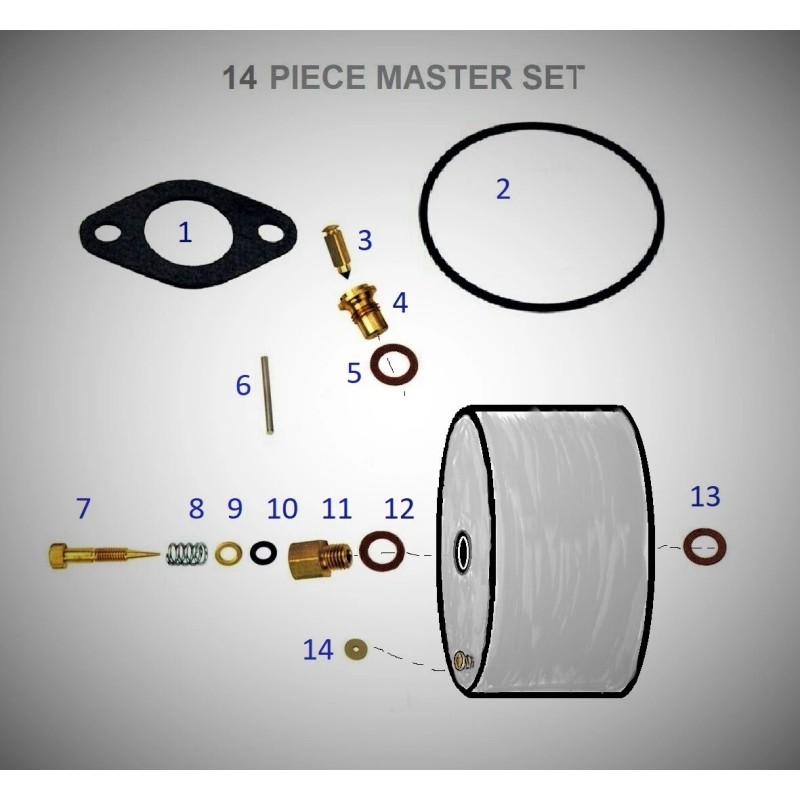 TECUMSEH CARBURETOR KIT CARBURETOR KIT for 70s JOHN DEERE 112