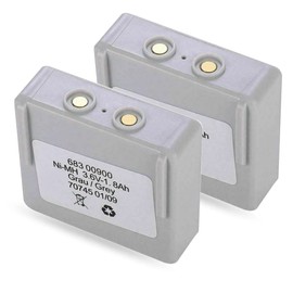 STEPMAX 3.6V 1800mAh 1.8Ah Battery 68300900 for HETRONIC Remote Control (2 Count)