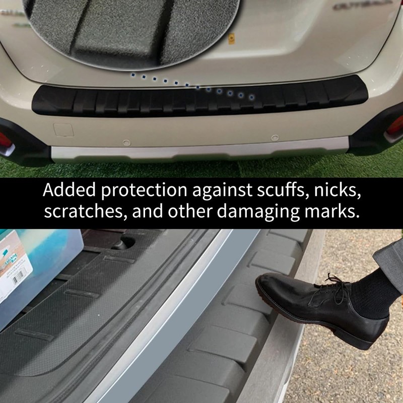 Tybock Rear Bumper Protector Guard Accessory Trim Cover Scratch Resistant
