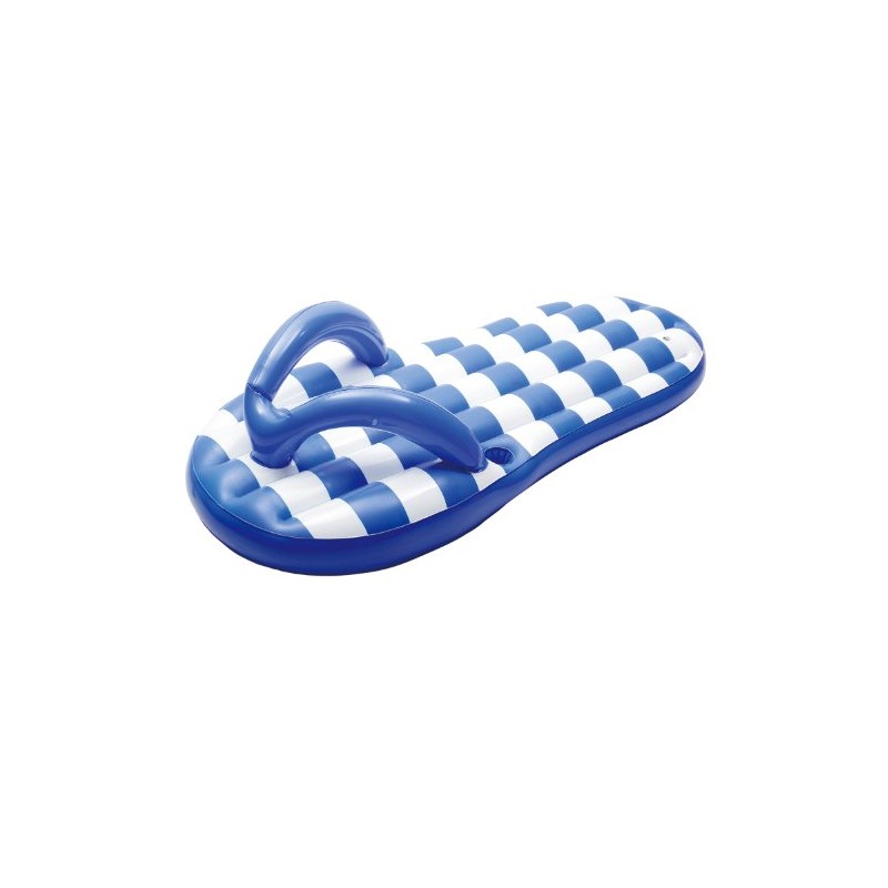 Blue Wave Marine Blue Flip Flop Inflatable Pool Float, 71"
