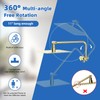 All Metal Shower Head, 10" High Pressure Rainfall/Handheld Shower Combo