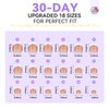 SAVILAND 216-Piece French Set with Tips for Artificial Toenails (Skin