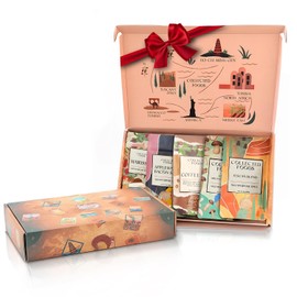 BBQ Seasoning and Rub Gift Set - BBQ seasoning and rub set for Cooking with the Grill - Gourmet Spice Set: Bacon Salt, Harissa, Umami Mushroom Powder, Coffee Rub, Tuscan Grill