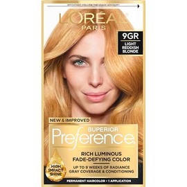 L'Oreal Paris Superior Preference - Tinte permanente luminoso que desafía la decoloración, tinte para el cabello para hasta 9 semanas de resplandor, r