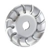 90mm 12 Tooth Polishing Disc Silver Wheel Manganese Steel Woodworking