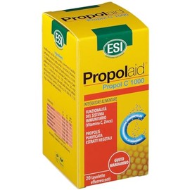 ESI - Propolaid Propol C, Integratore Alimentare di Vitamina C, con Estratto di Propolis, Supporta il Normale Funzionamento del Sistema Immunitario, Senza Glutine e Vegetariano, 20 Tavolette