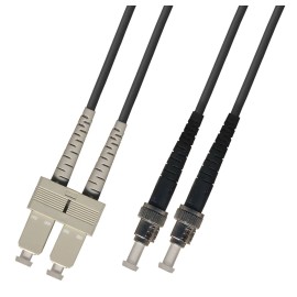 RiteAV 5M 16.4ft SC-ST Outdoor Fiber Optic Cable Duplex Multimode 62.5/125 5M Cord