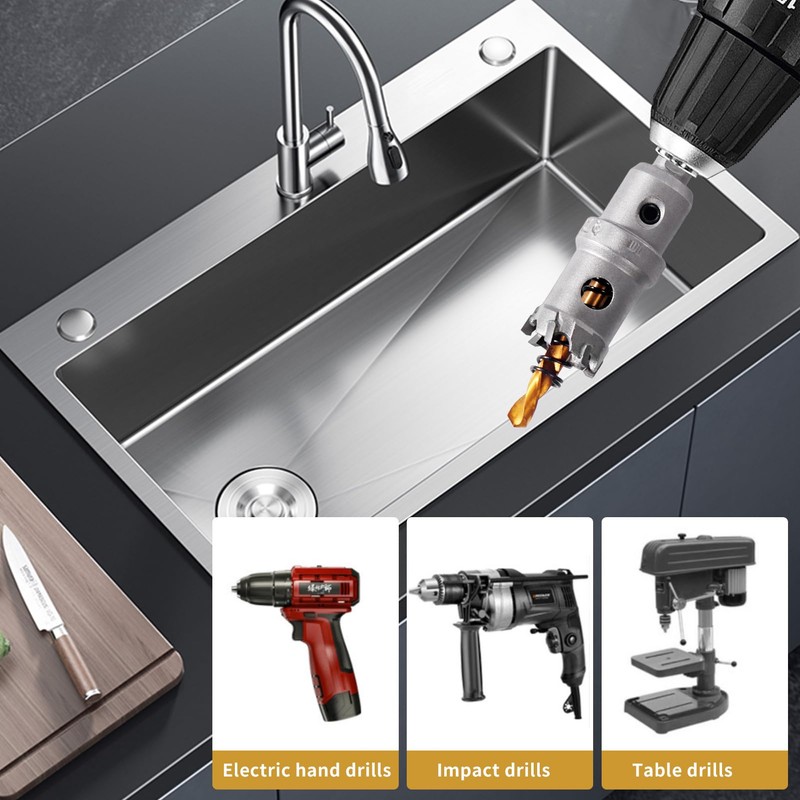 GPtzlei Tungsten Carbide Hole Saw（40mm）- Heavy Duty TCT Hole Cutter