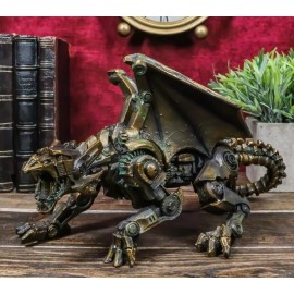 Steampunk Collection- Steampunk Dragon Sculptures Figurine
