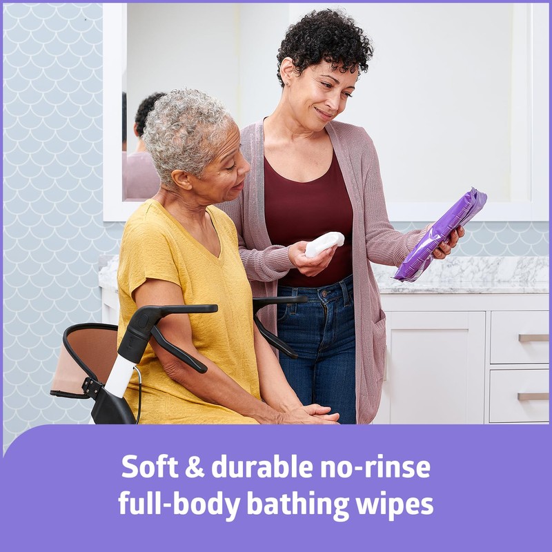 Medline ReadyBath Adult Bath Wipes, 240 Wipes (8 Wipes, 30