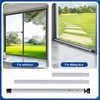 WooFog Sliding Door Security Bar,Window Security Bars Inside,17-50 inch Adjustable