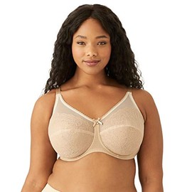 Wacoal womens Retro Chic Full Figure Underwire bras, Toast, 40D US