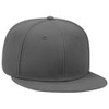 OTTO Cap with Flat Visor and Snapback, charcoal gray, Free