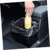 FELTECHELECTR Car Trash Bag Organizer Black Collapsible Leak Wastebasket Multifunctional