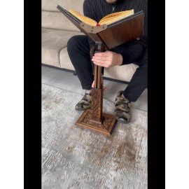 Adjustable Wooden Book Stand | Quran, Bible, Dictionary Cookbook Holder Lectern