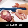 Gorilla Grip Swivel Vegetable Peeler, Sharp Stainless Steel Blades, Soft