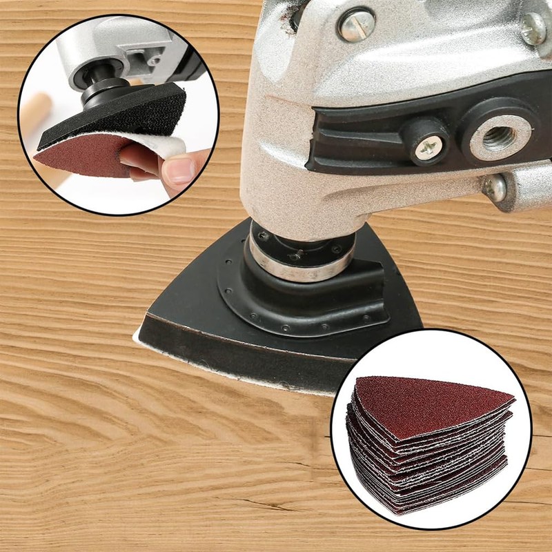 156Pcs Oscillating Sanding Pad Kit, Hook & Loop Sanding Pad