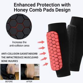 2pcs ski shin protector shin pad sleeves guards flair for kids adult skiing running football shin defender high strength sturdy