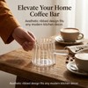 2-Pack 6oz Glass Espresso Measuring Cups with Spoons